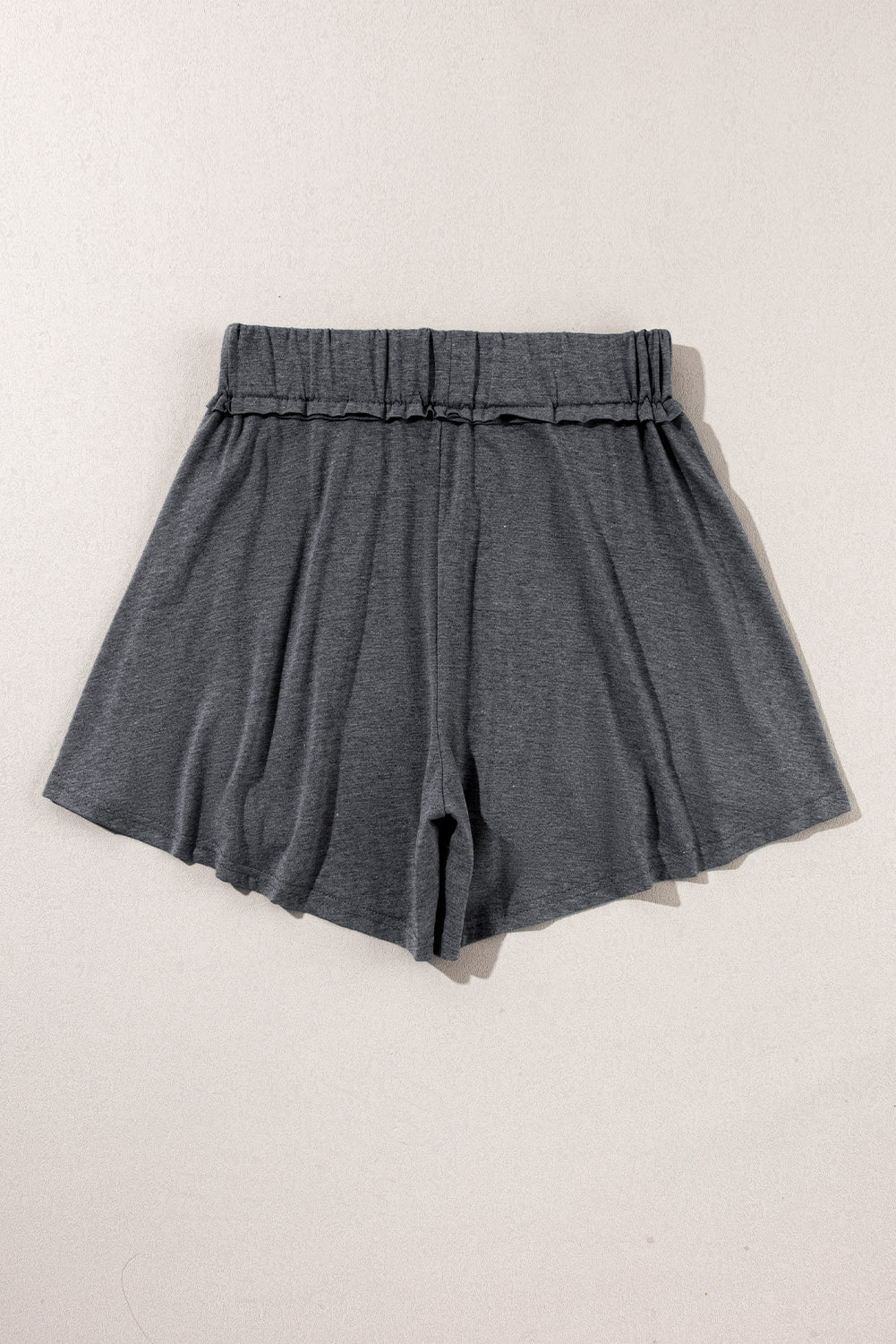 Honeybee Mumford's Gray Elastic Waist Culotte Shorts