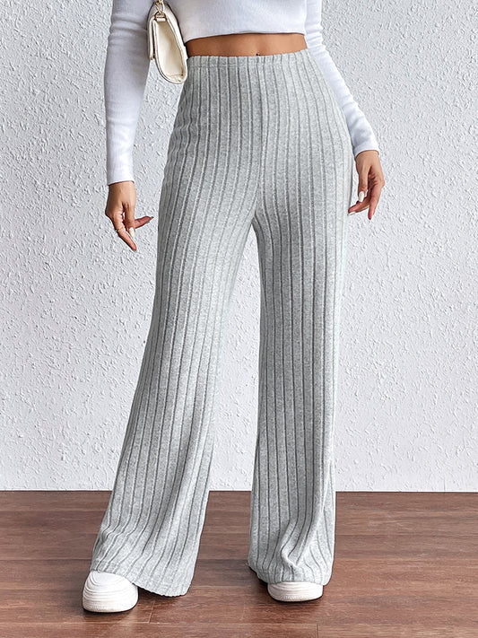 Honeybee Mumford's Ribbed Wide Leg Long Pants