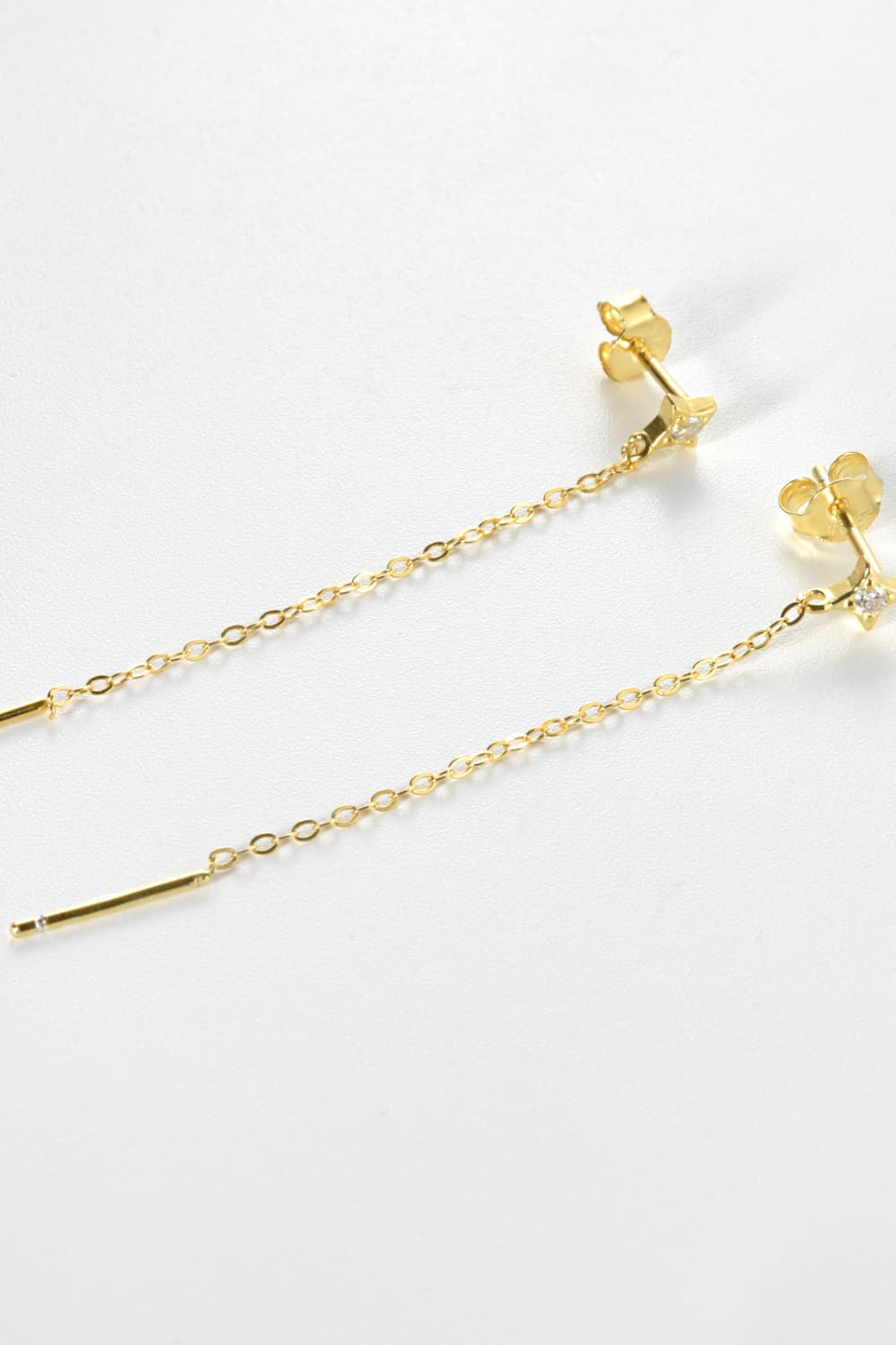 honeybee Mumford's Long Chain Stud Earrings