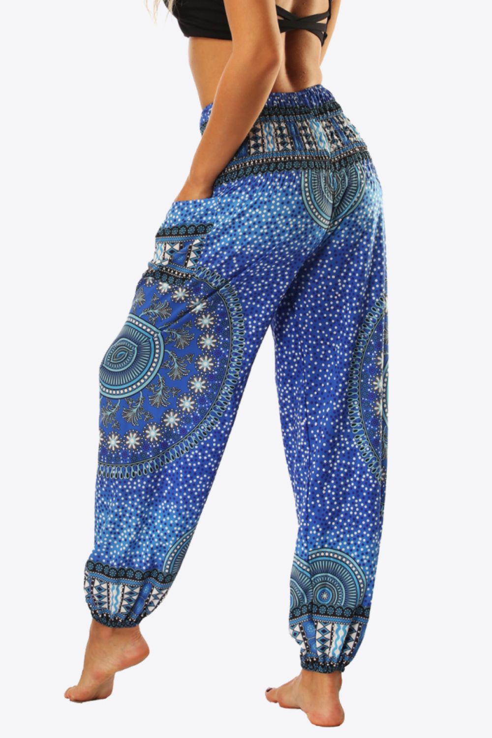 Honeybee Mumford's Printed High-Waist Pants