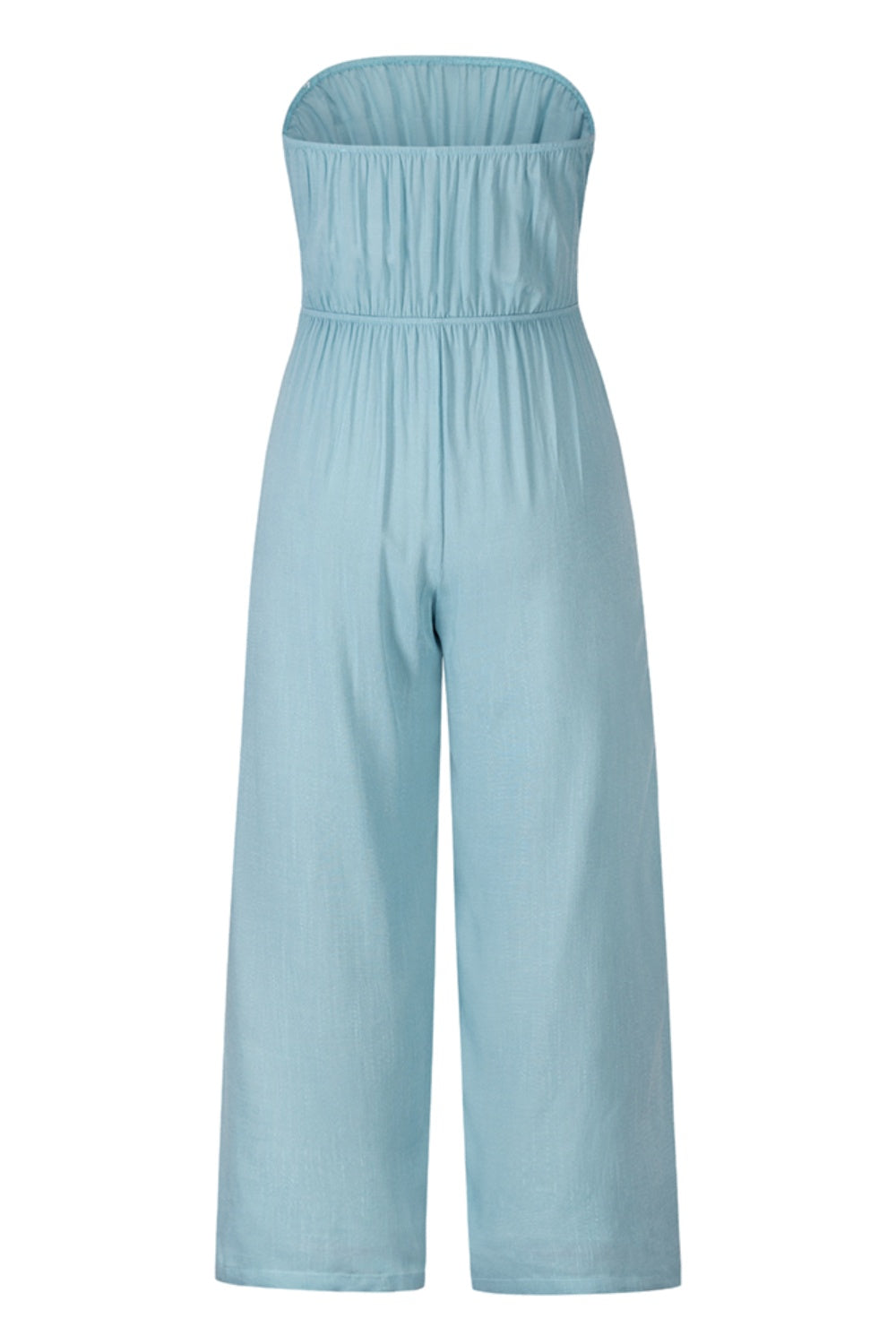 Honeybee Mumford's Tied Cutout Tube Wide Leg Jumpsuit