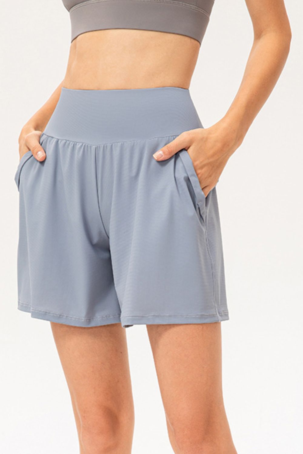 Honeybee Mumford's Pocketed Elastic Waist Active Shorts