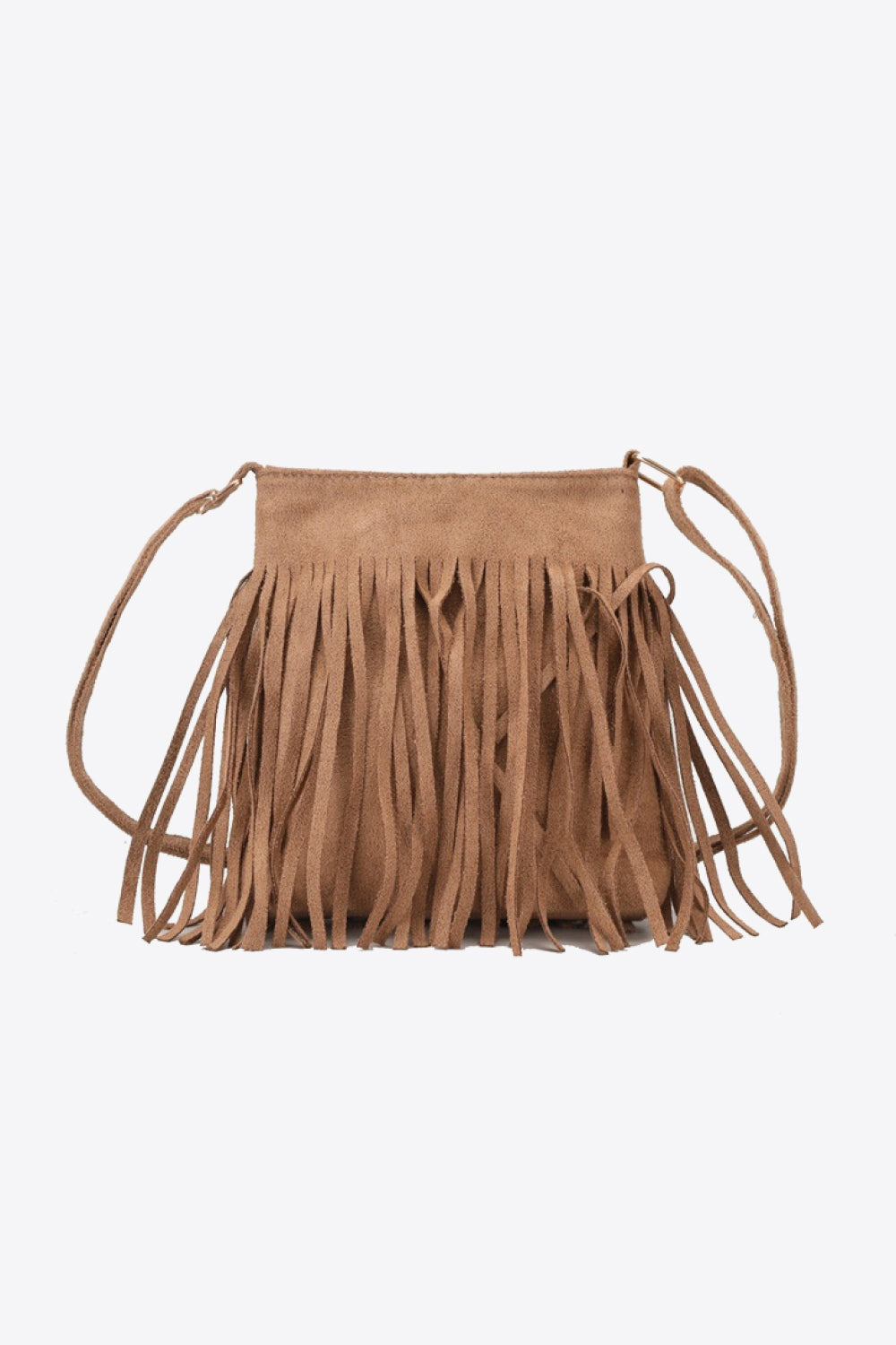 Honeybee Mumford's Leather Crossbody Bag with Fringe