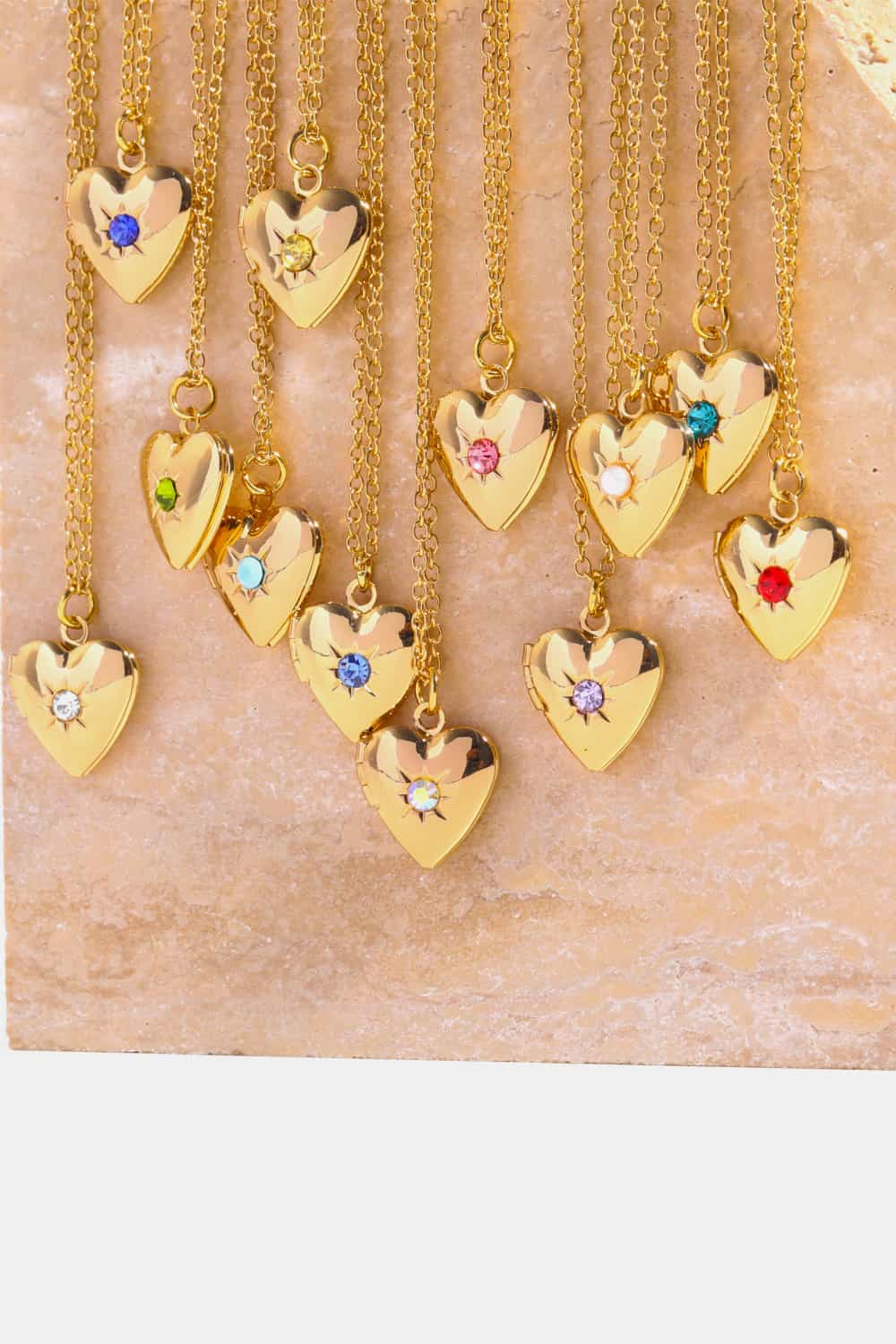 Honeybee Mumford's Heart Shape 14K Gold-Plated Pendant Necklace