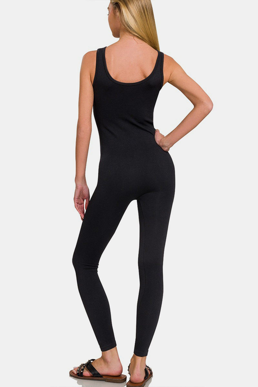 Honeybee Mumford's Ribbed Bra Padded Sports Seamless Jumpsuit