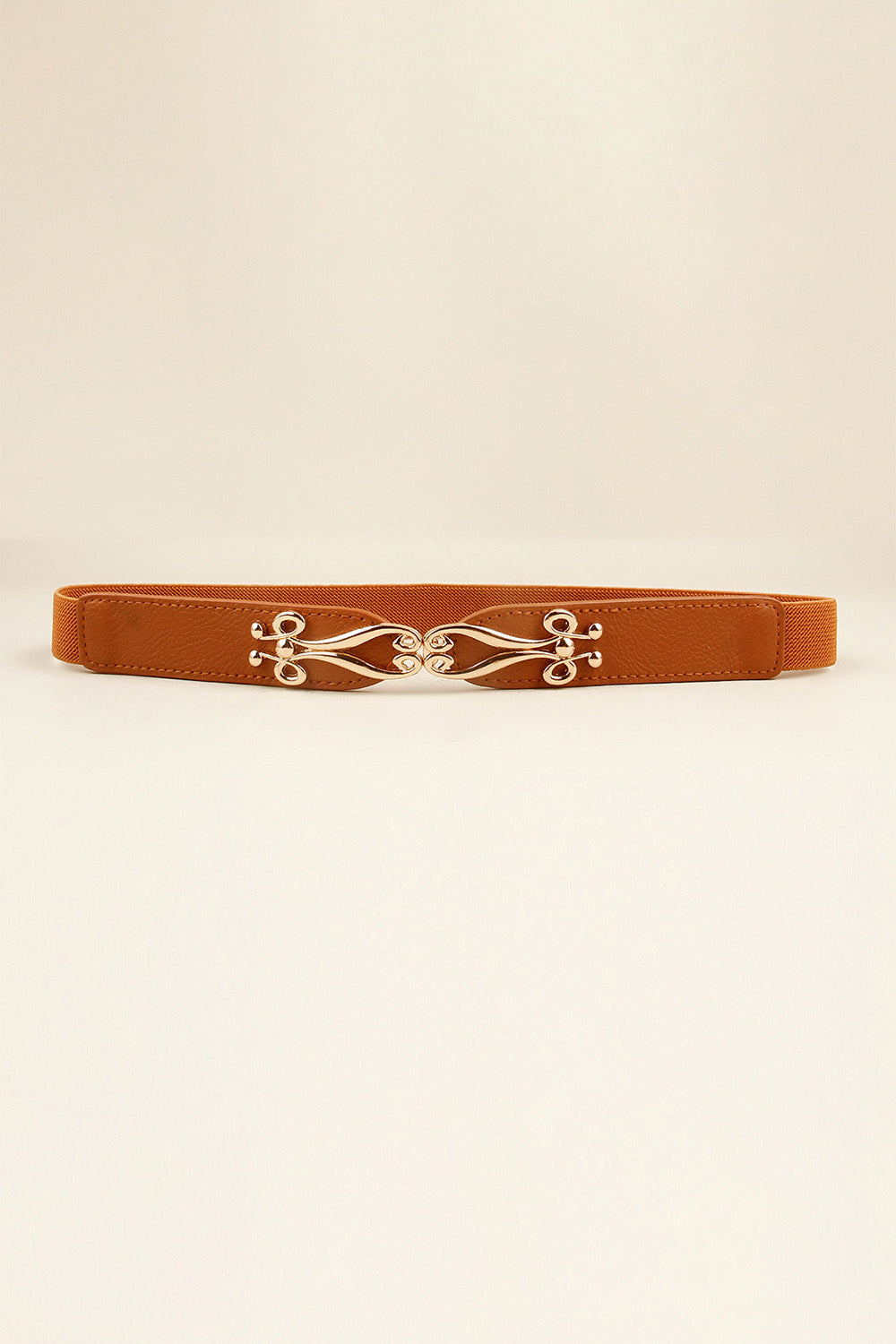 Honeybee Mumford's Buckle Elastic Belt ( Black, Carmel, blue, black or white colors)