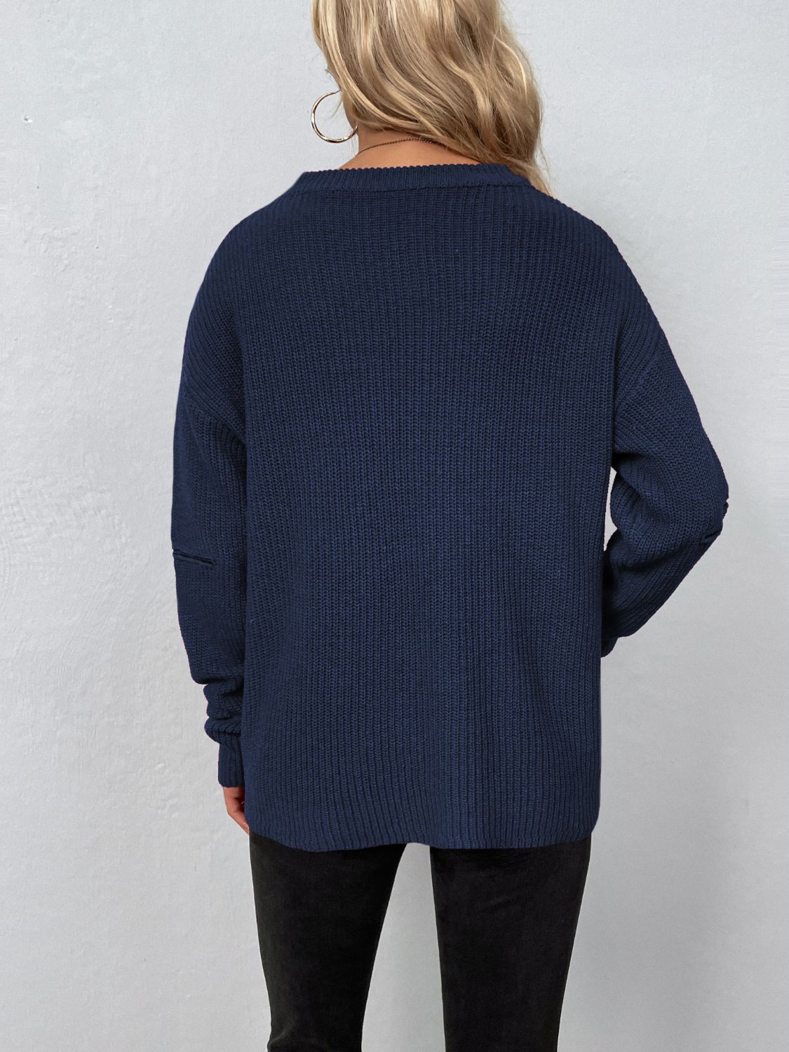 Honeybee Mumford's Cutout Zip Detail Sweater