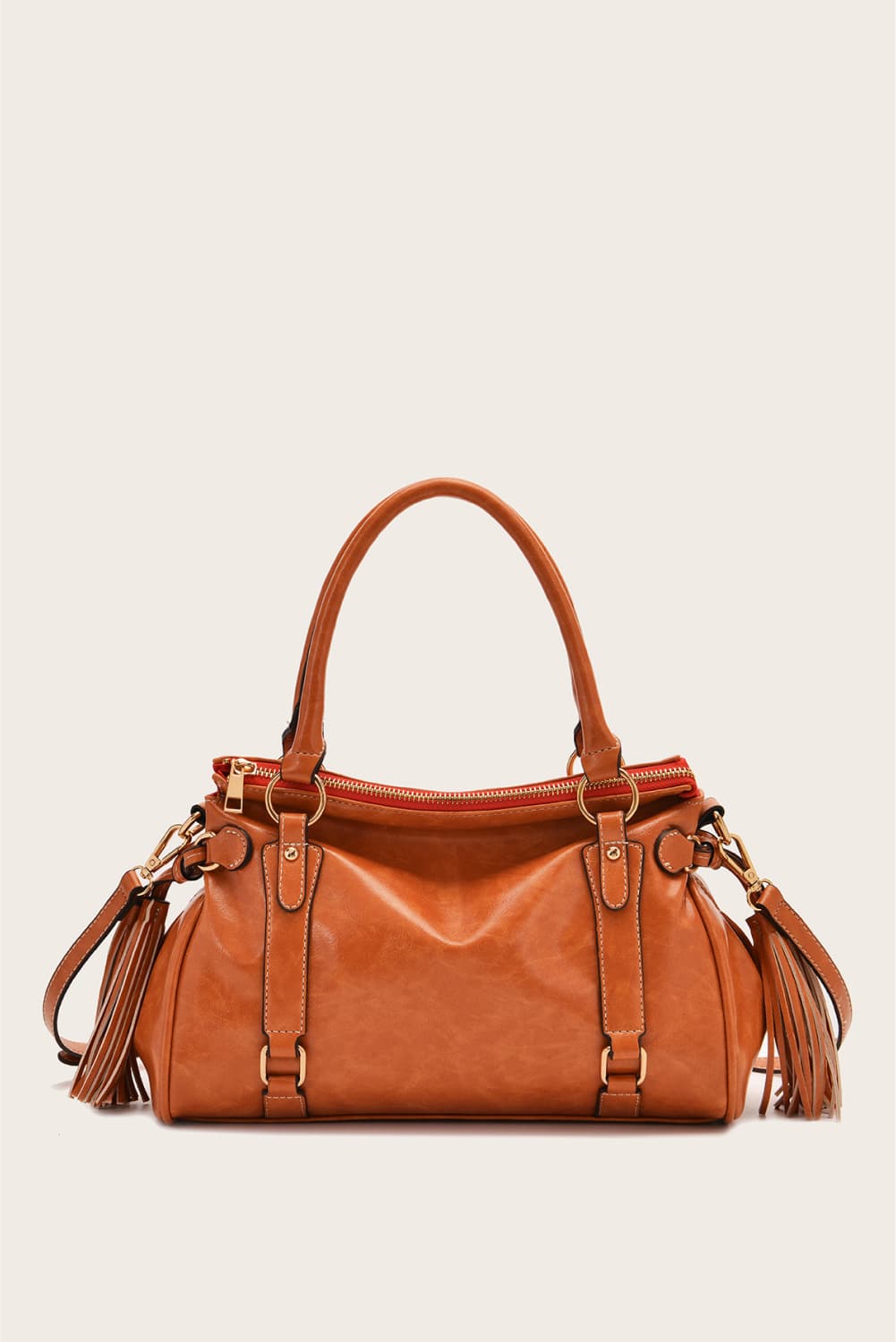 Honeybee Mumford's Leather Handbag