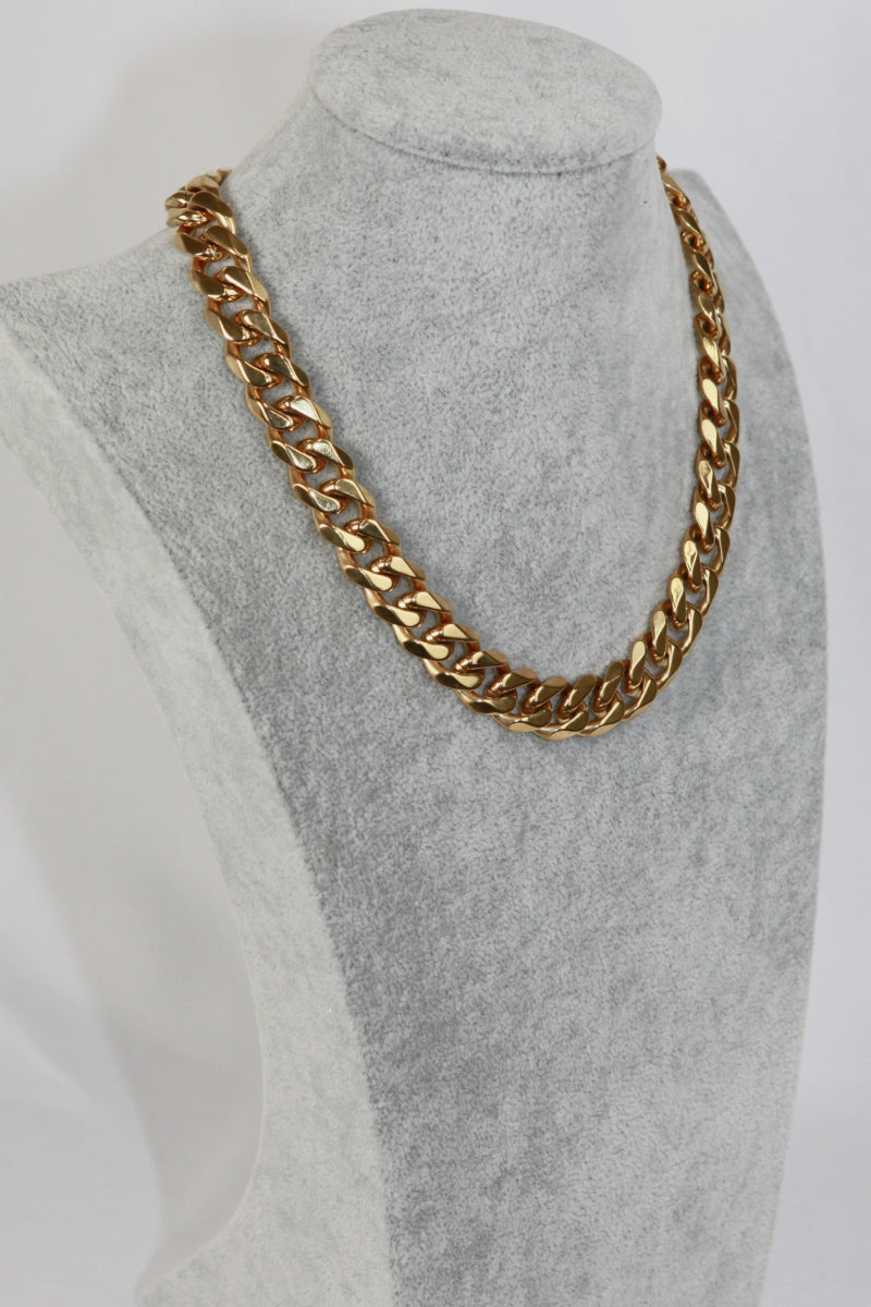 honeybee Mumford's Thick Curb Chain Necklace