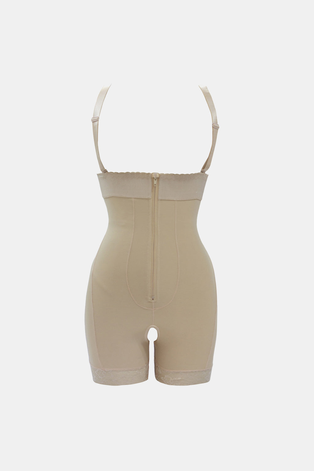 Honeybee Mumford's Full Size Zip Up Under-Bust Shaping Bodysuit