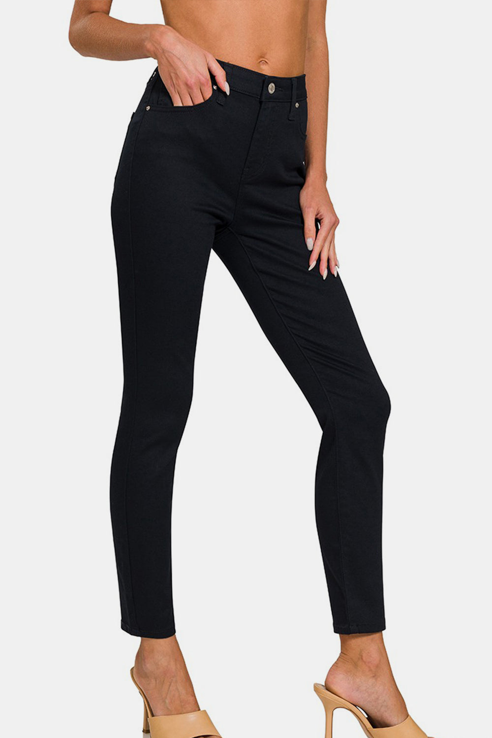 Honeybee Mumford's Zenana Full Size High-Rise Skinny Jeans