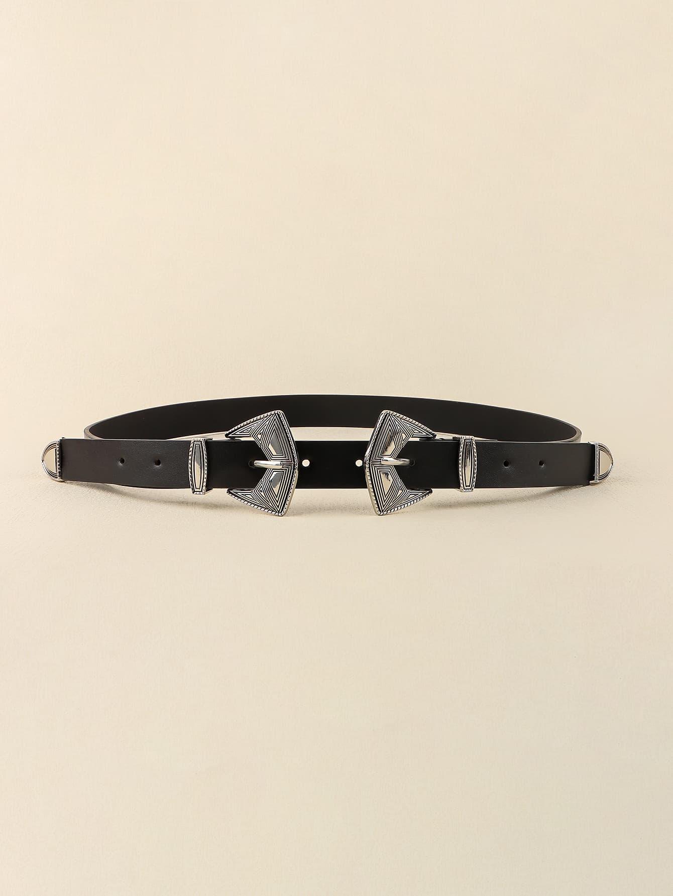 Honeybee Mumford's Double Buckle Leather Belt