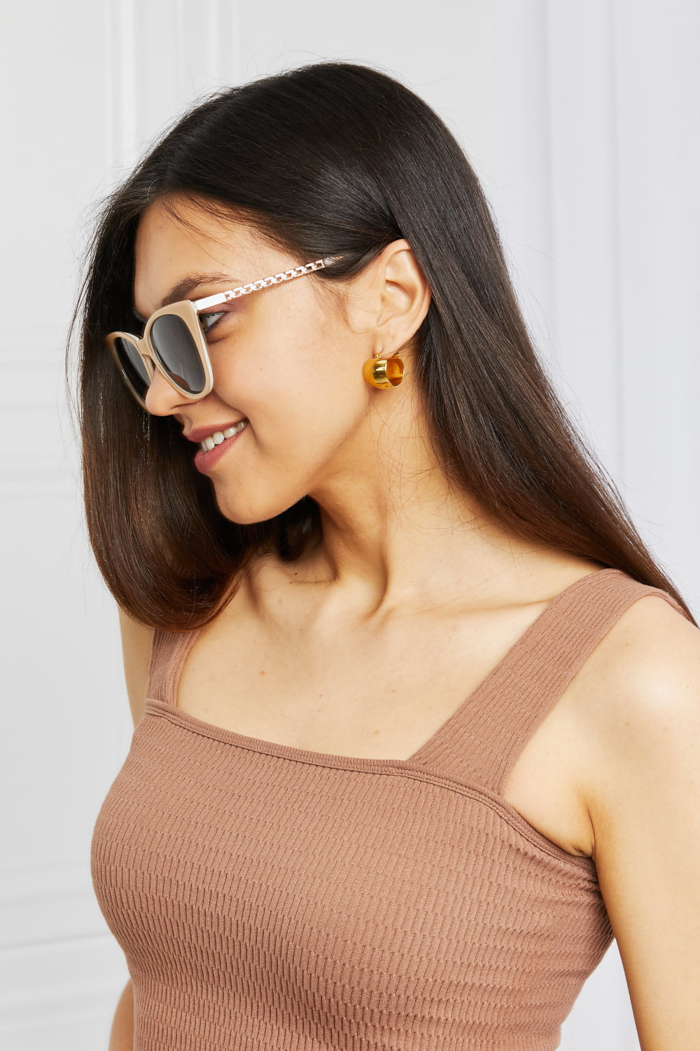 Honeybee Mumford's Cat-Eye Acetate Frame Sunglasses