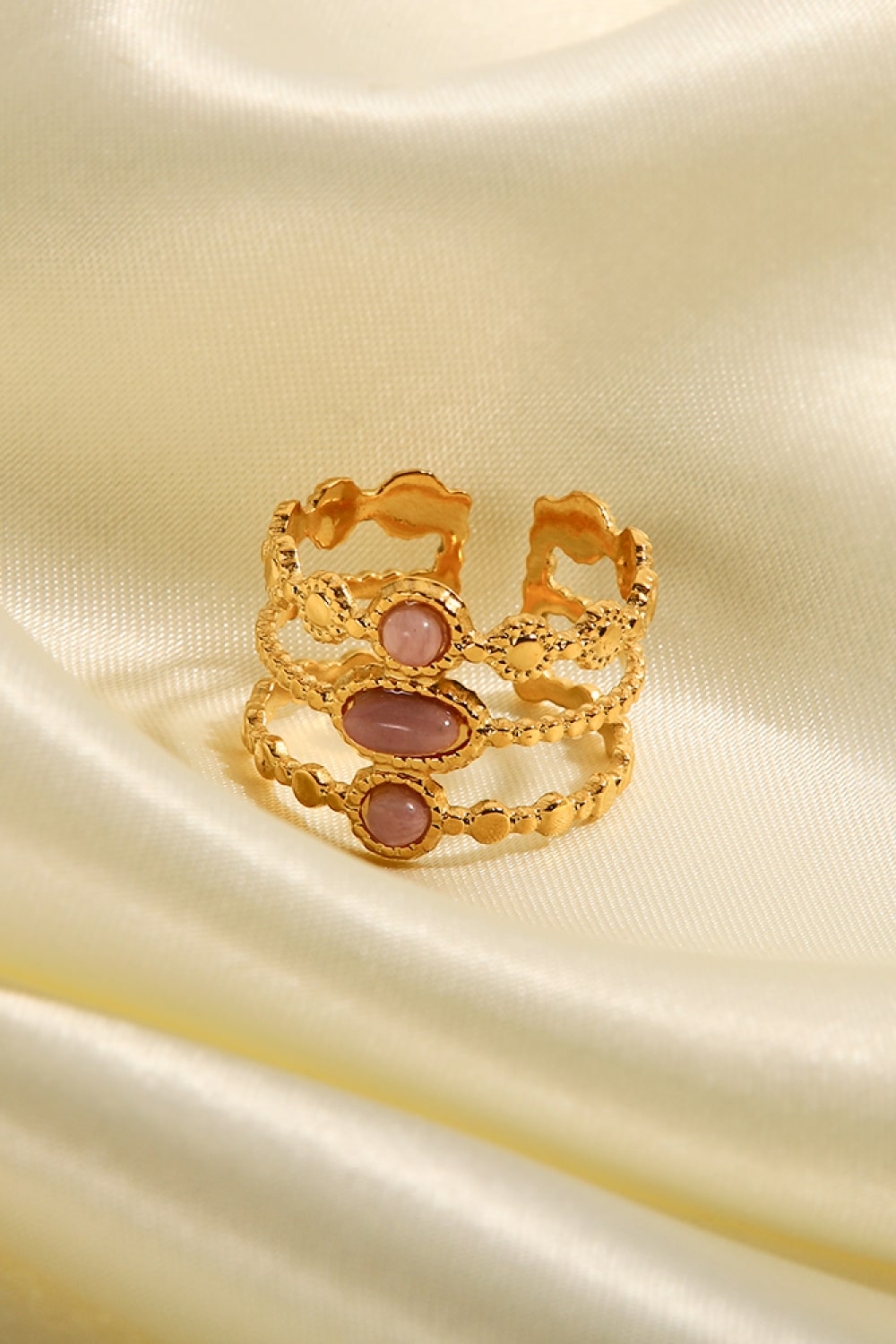 Honeybee Mumford's Triple-Layered Open Ring