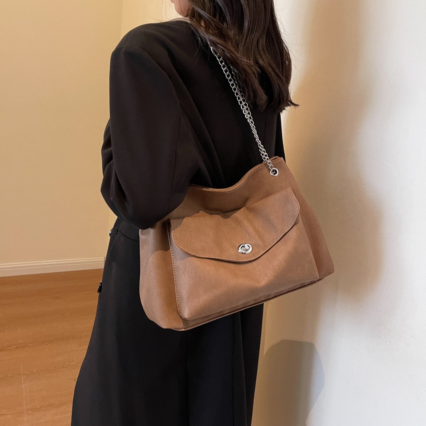 Honeybee Mumford's Leather Shoulder Bag