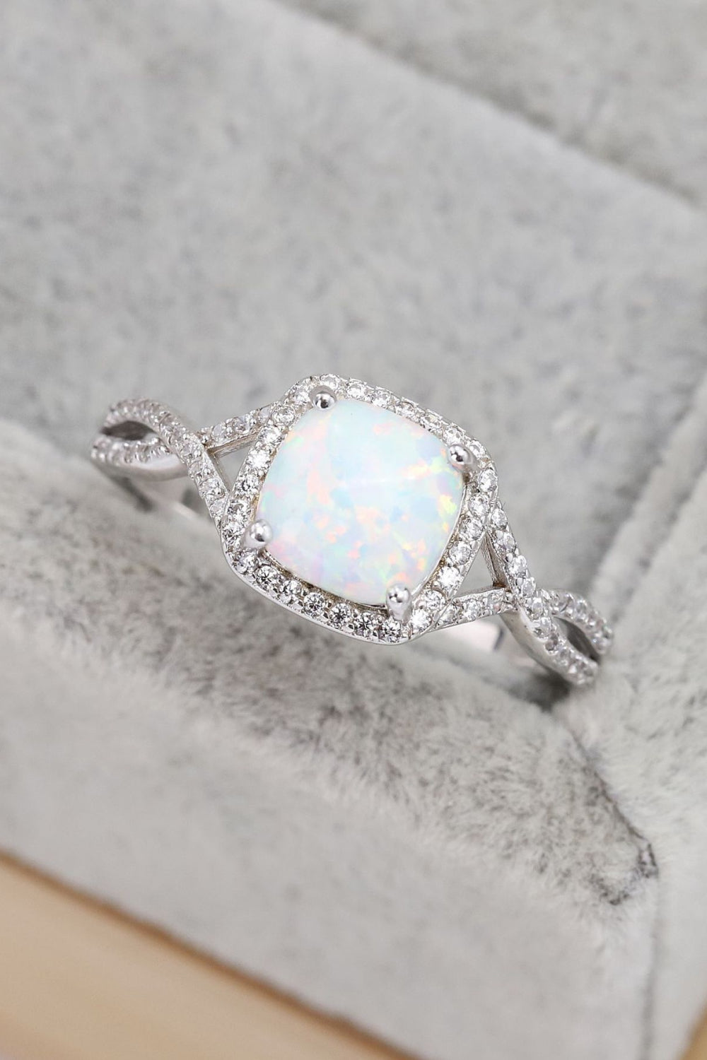 Honeybee Mumford's Opal Contrast Crisscross Ring