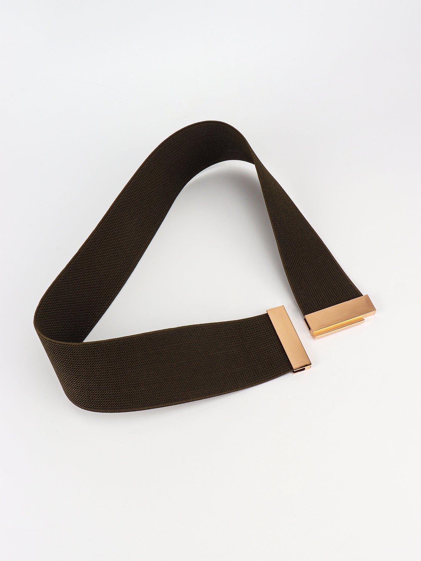 Honeybee Mumford's Tan or Black Buckle Elastic Belt