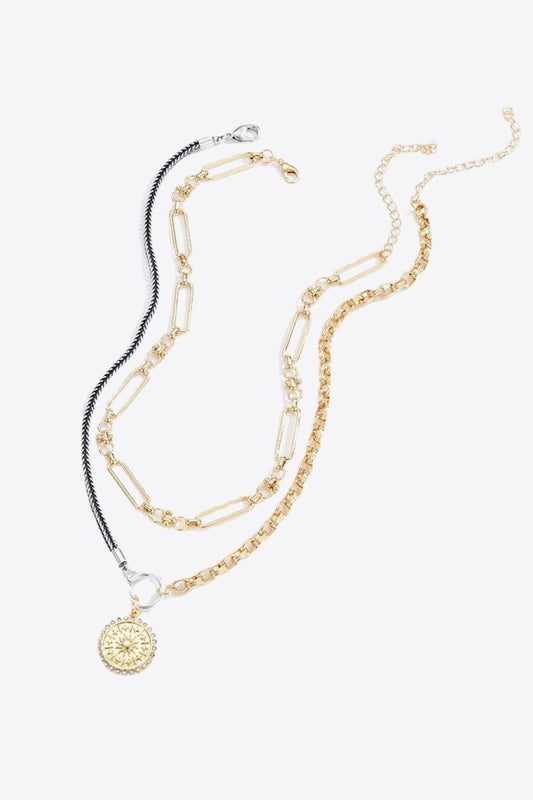 Honeybee Mumford's Sun Pendant Two-Piece Necklace Set