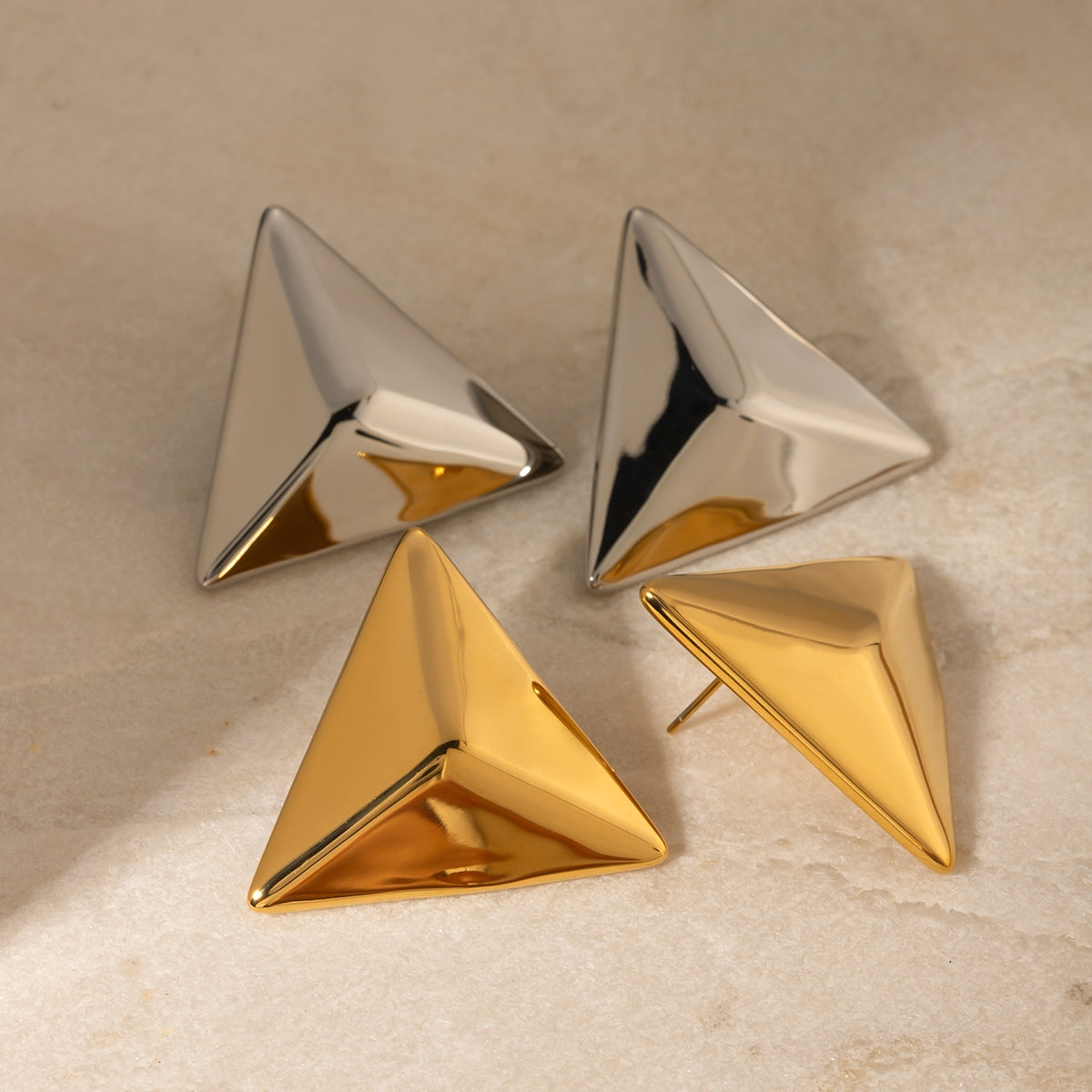 honeybee Mumford's Triangle Earrings