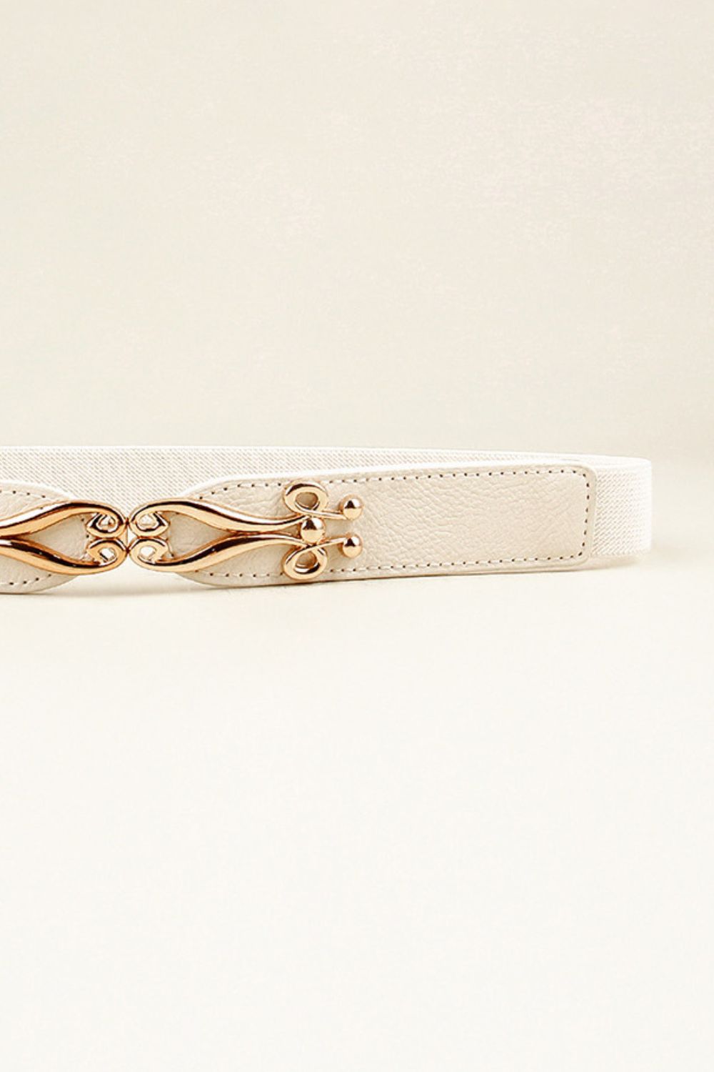 Honeybee Mumford's Buckle Elastic Belt ( Black, Carmel, blue, black or white colors)