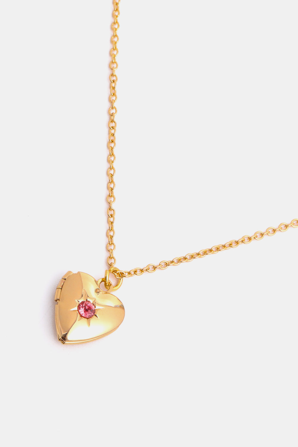 Honeybee Mumford's Heart Shape 14K Gold-Plated Pendant Necklace