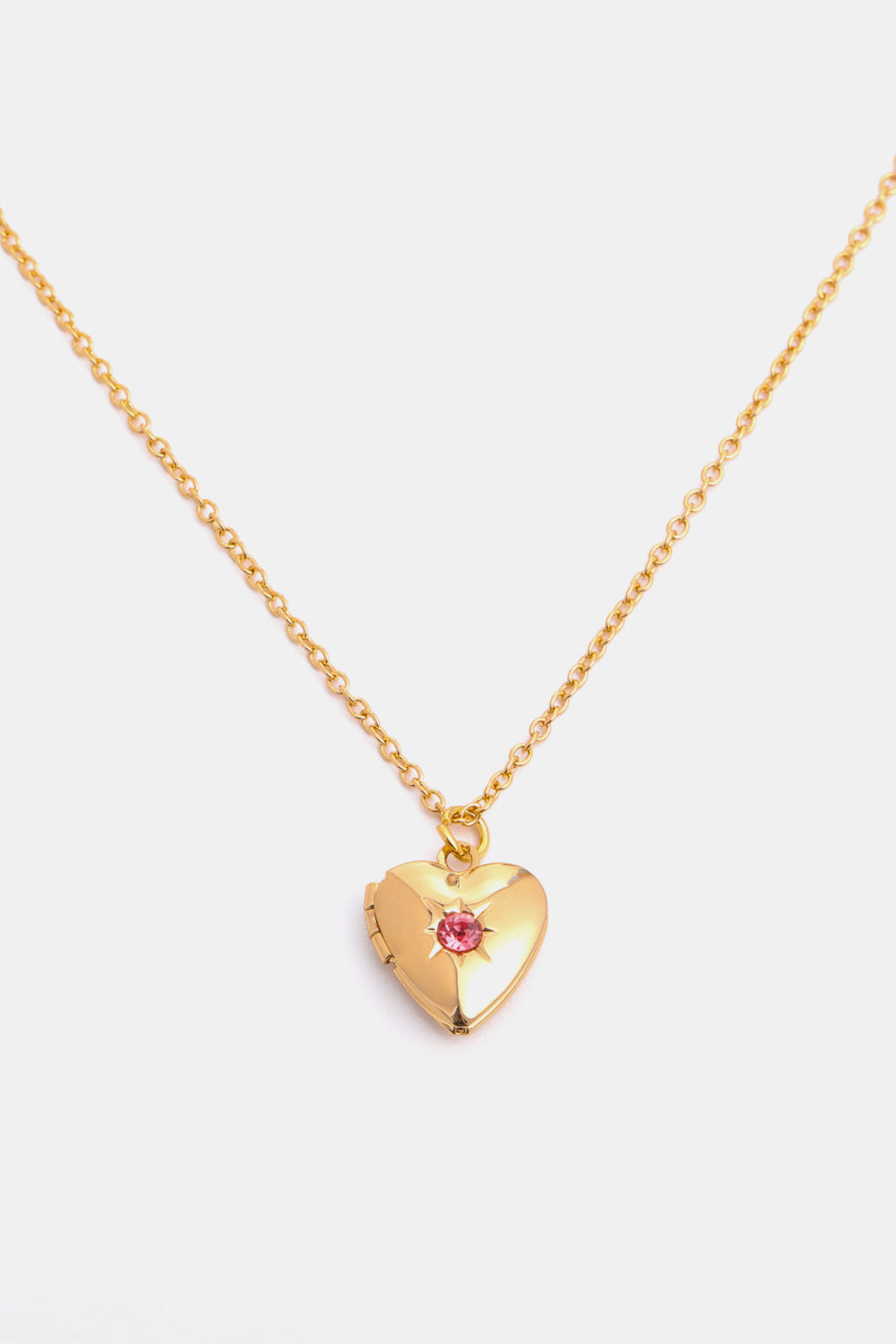 Honeybee Mumford's Heart Shape 14K Gold-Plated Pendant Necklace