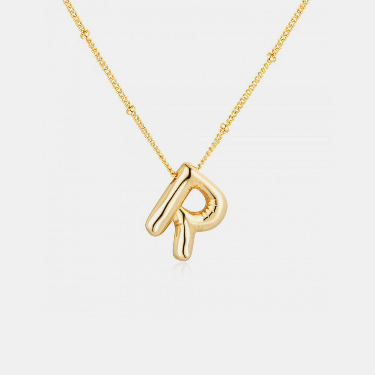 Honeybee Mumford's Gold-Plated Letter Pendant Necklace