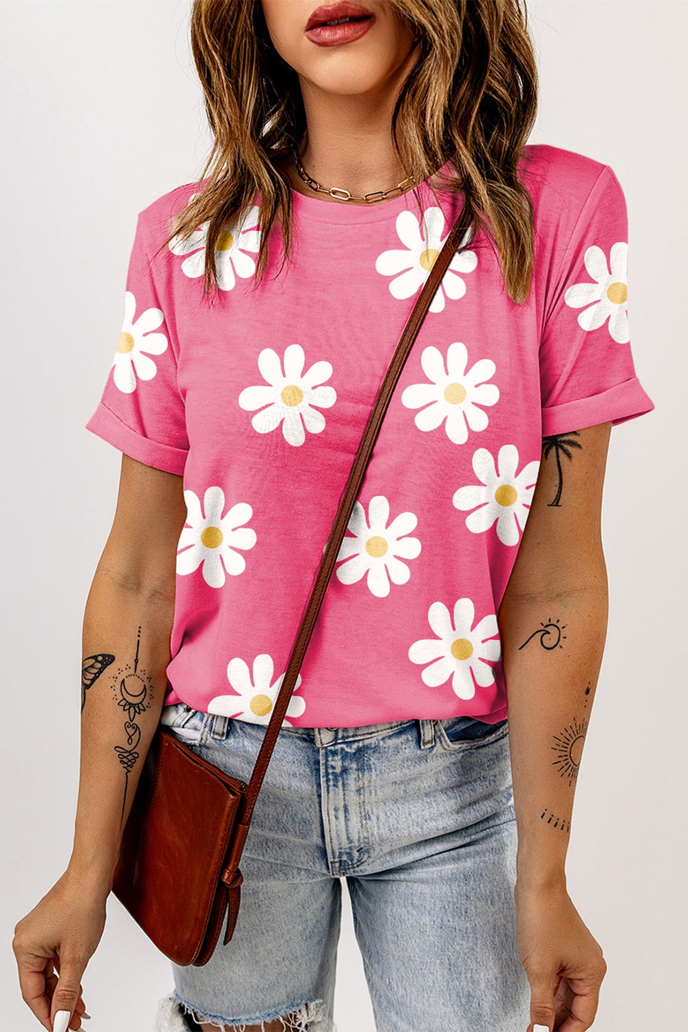 Honeybee Mumford's Printed Round Neck Short Sleeve T-Shirt