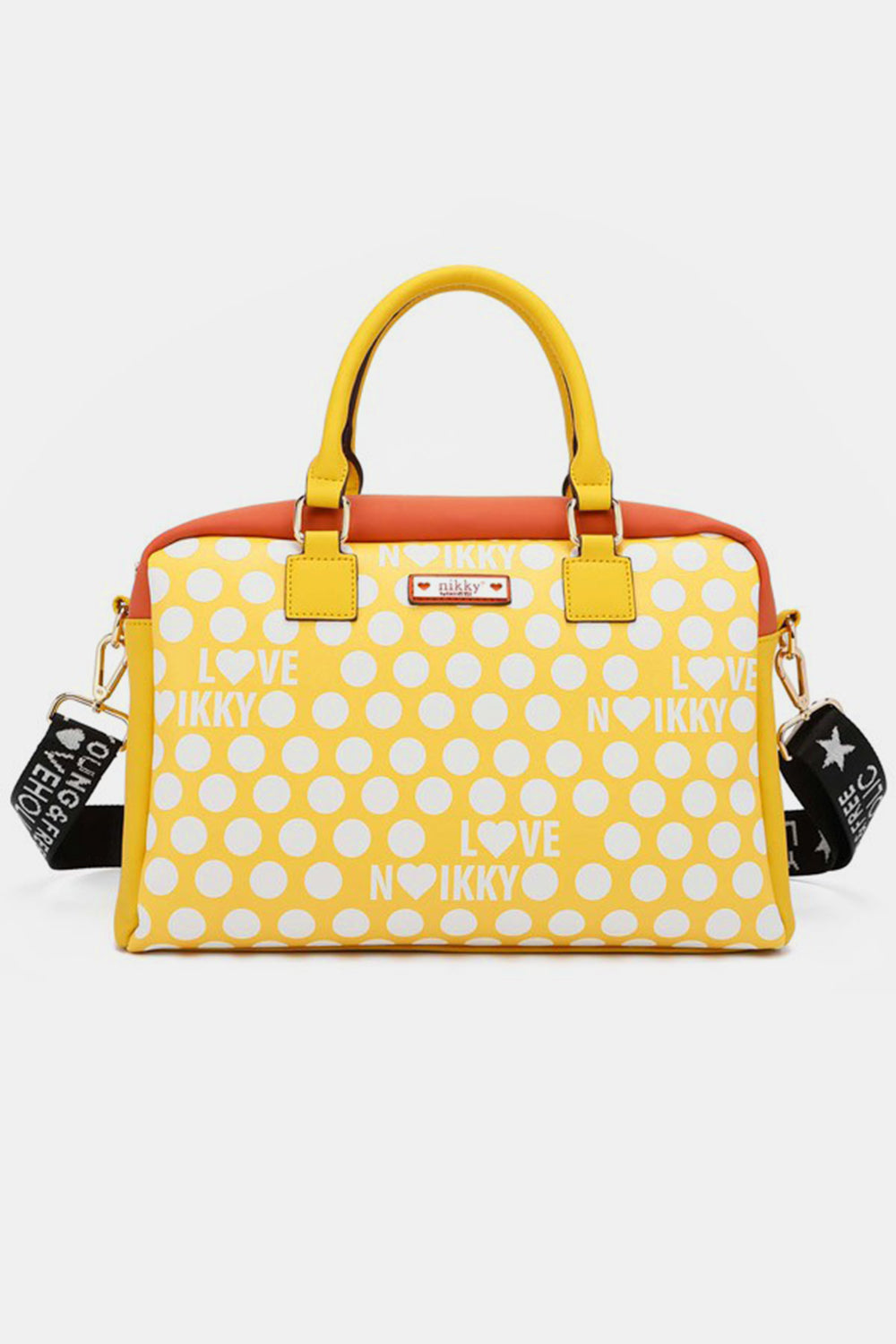 Honeybee Mumford's Nicole Lee Contrast Polka Dot Handbag