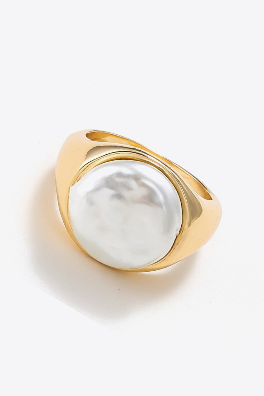 Honeybee Mumford's Pearl 18K Gold-Plated Ring