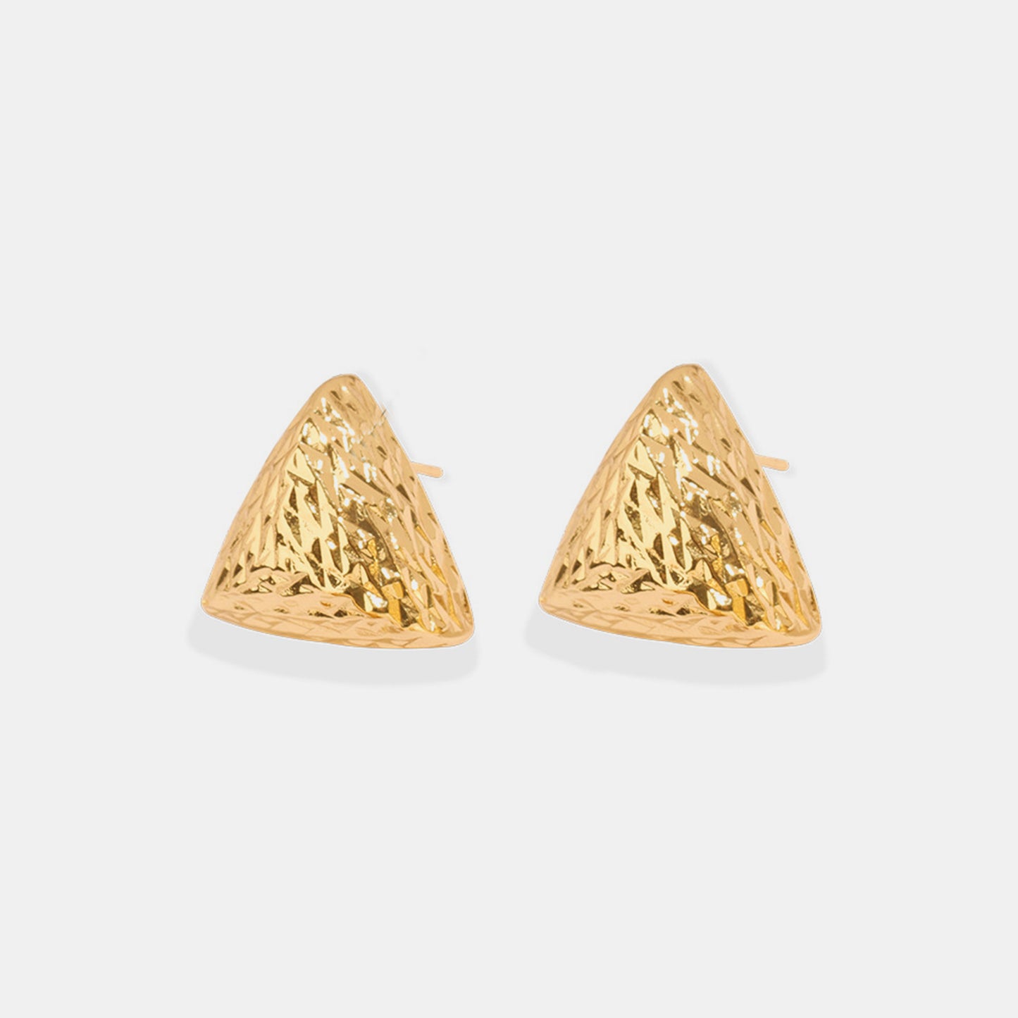 honeybee Mumford's Gold-Plated Geometric Stud Earrings