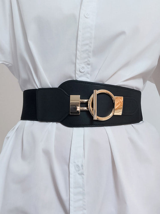 Honeybee Mumford's Elastic Wide Belt with Buckle