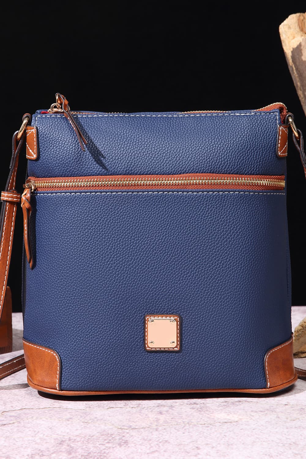 Honeybee Mumford's Leather Crossbody Bag