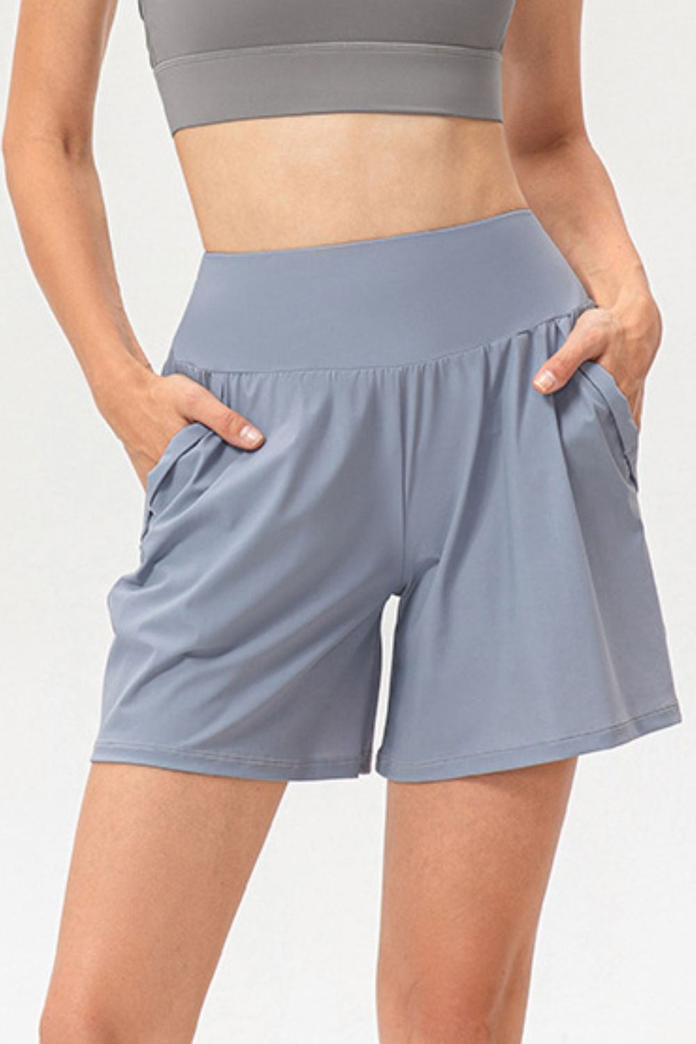 Honeybee Mumford's Pocketed Elastic Waist Active Shorts