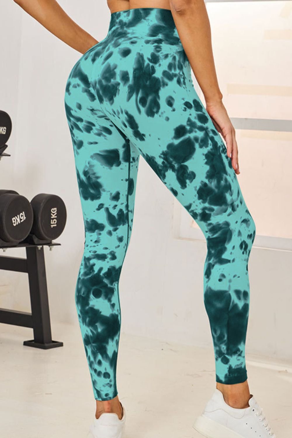 Honeybee Mumford's Tie-Dye High Waist Active Leggings