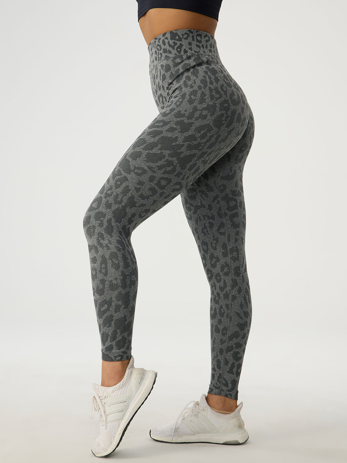 Honeybee Mumford's Leopard High Waist Active Pants