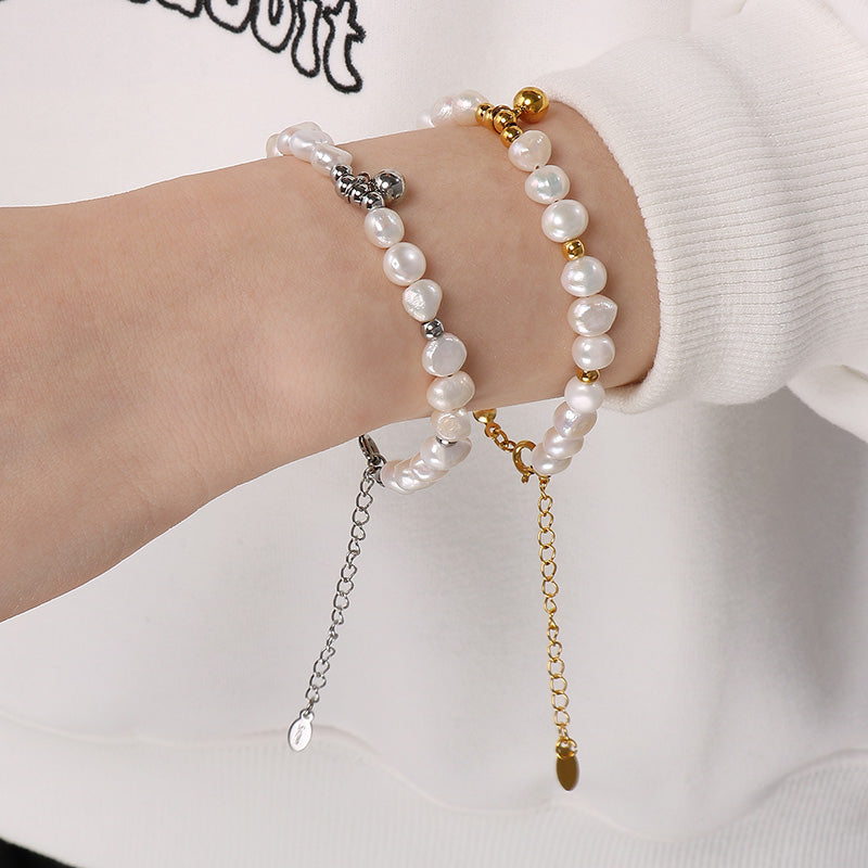 honeybee Mumford's Freshwater Pearl Bracelet