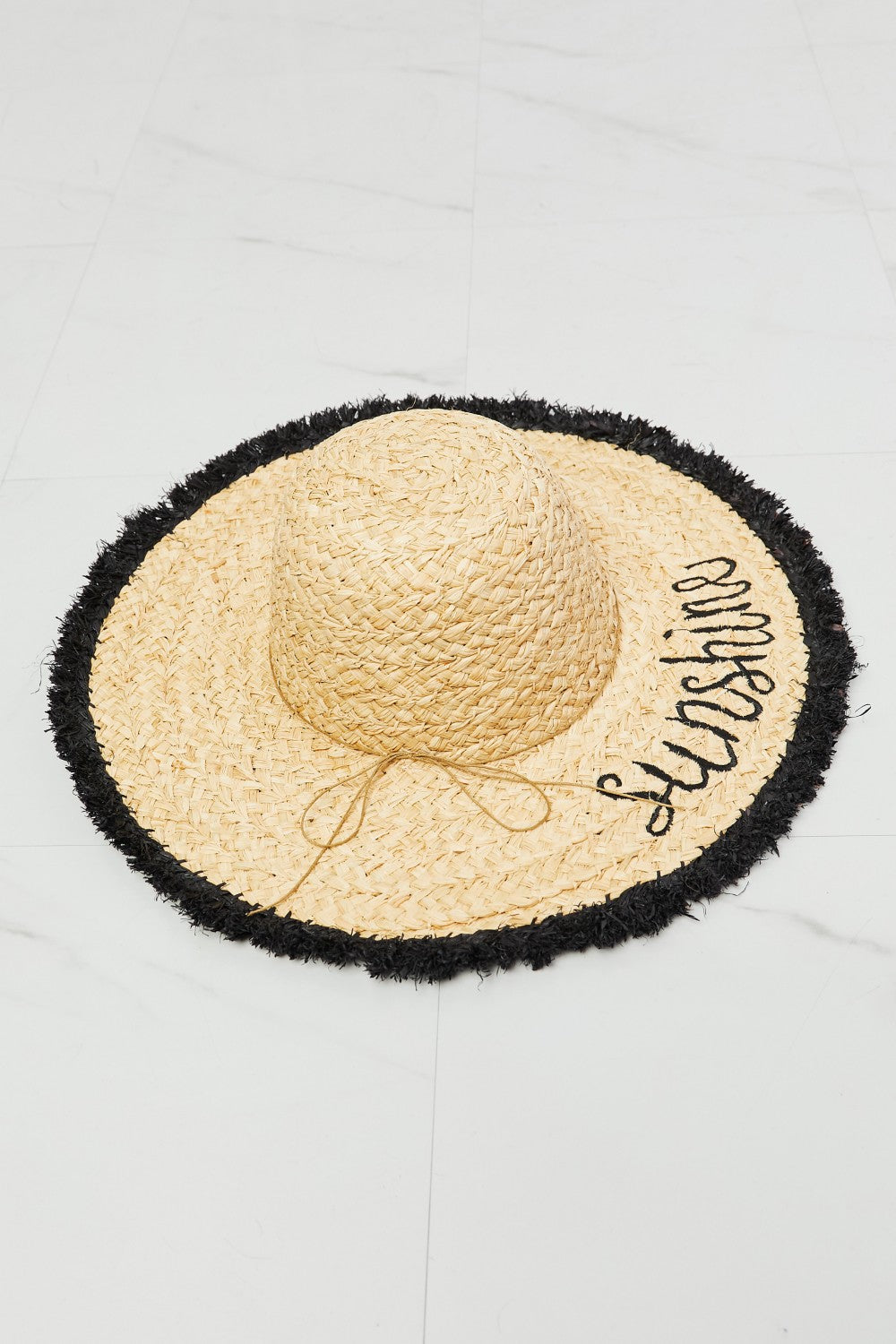 Honeybee Mumford's Sunshine Straw Fringe Hat