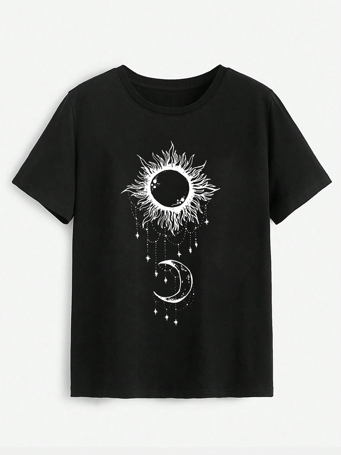 Honeybee Mumford's Sun & Moon Graphic Round Neck T-Shirt