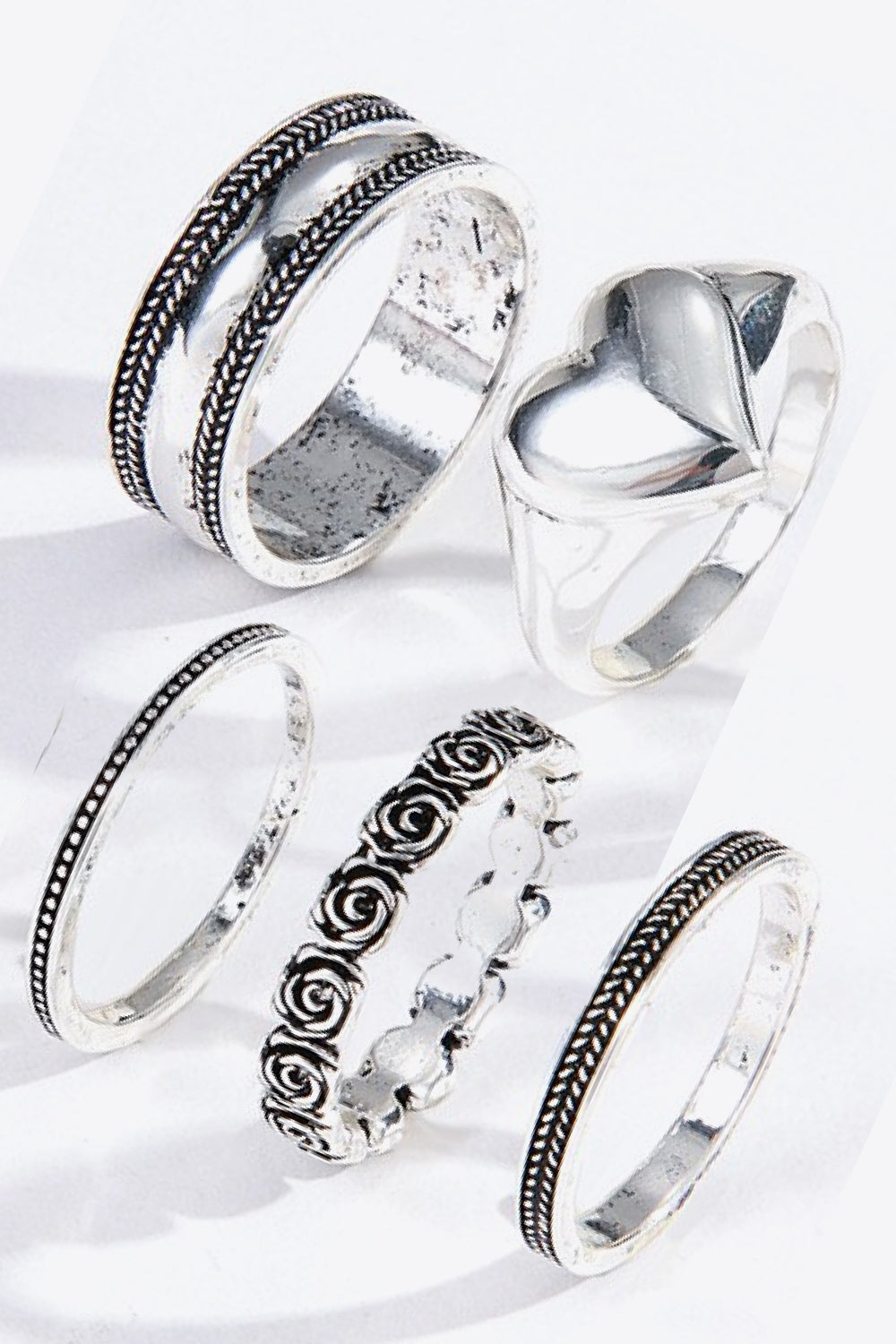 Honeybee Mumford's Five-Piece Ring Set