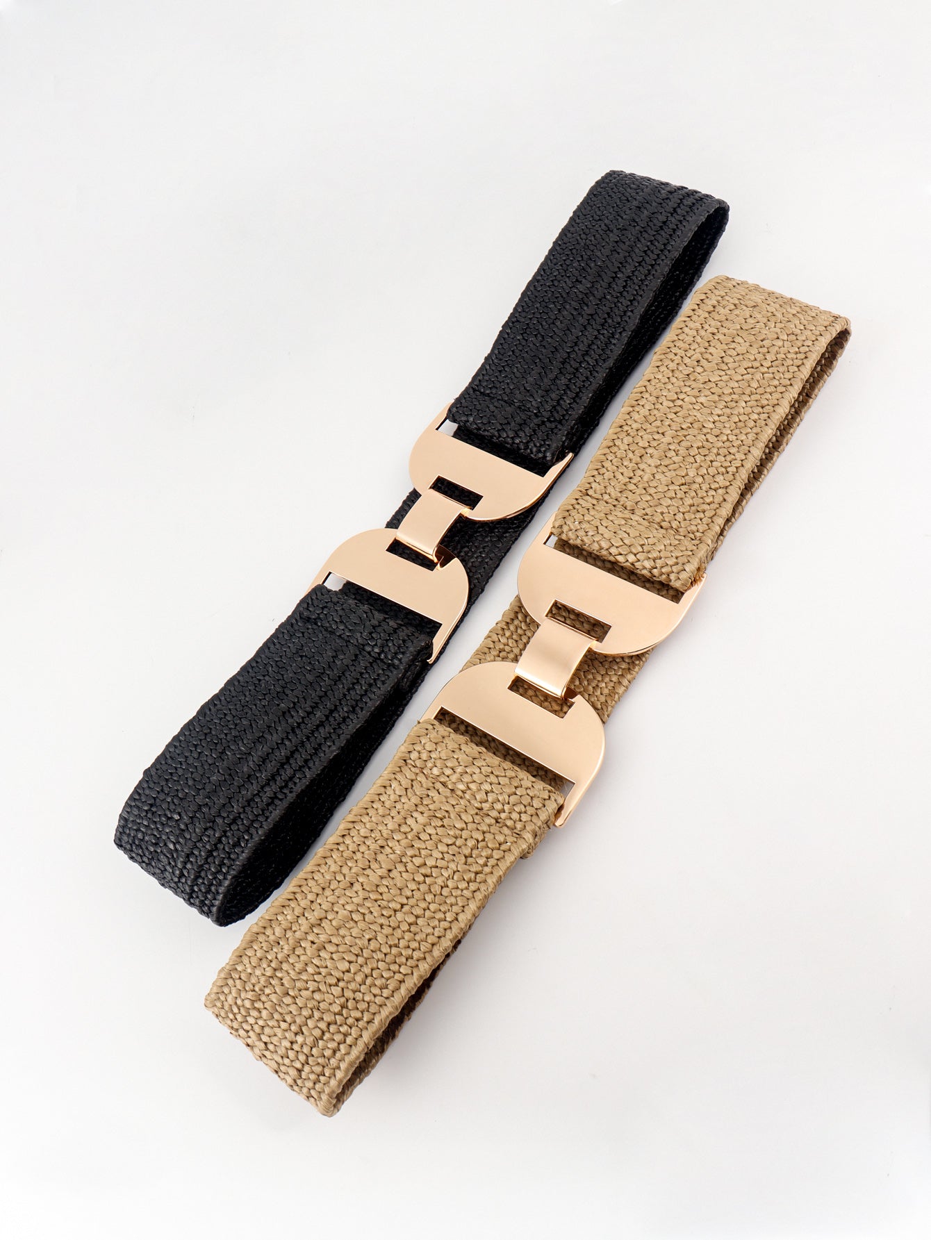 Honeybee Mumford's Black or Tan Buckle Elastic Belt