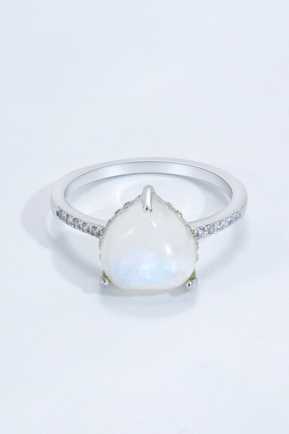 Honeybee Mumford's Heart-Shaped Natural Moonstone Ring