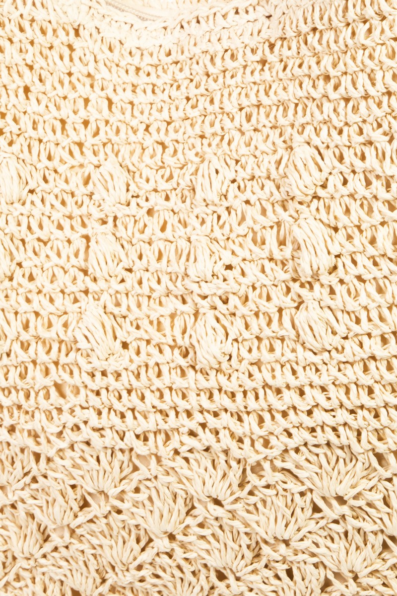 Honeybee Mumford's Straw Braided Tote Bag