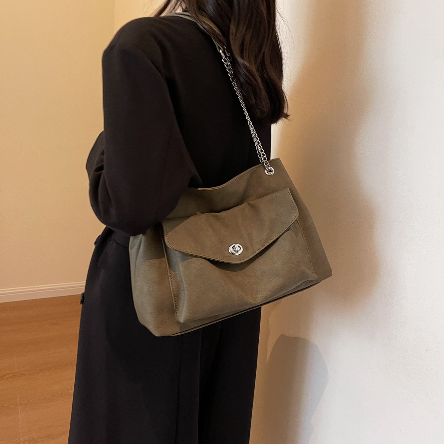 Honeybee Mumford's Leather Shoulder Bag