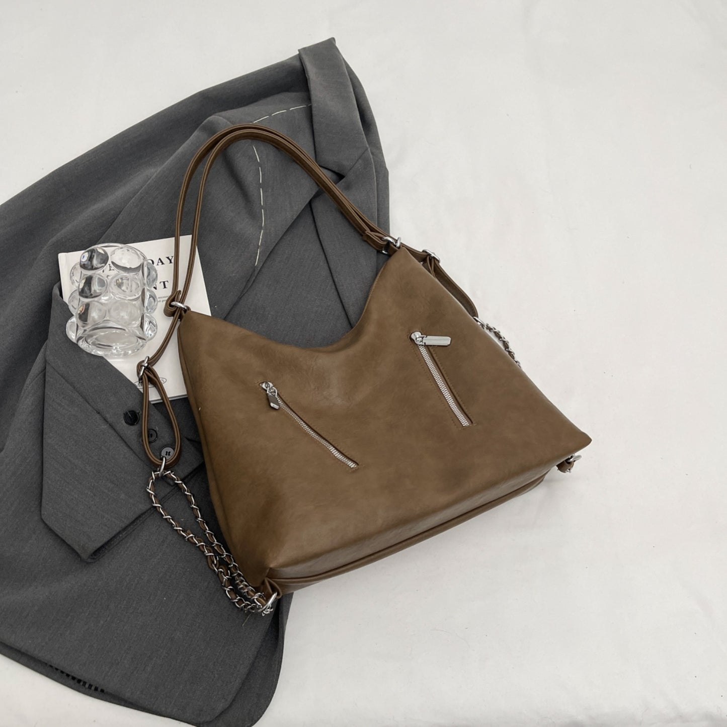 Honeybee Mumford's Leather Tote Bag