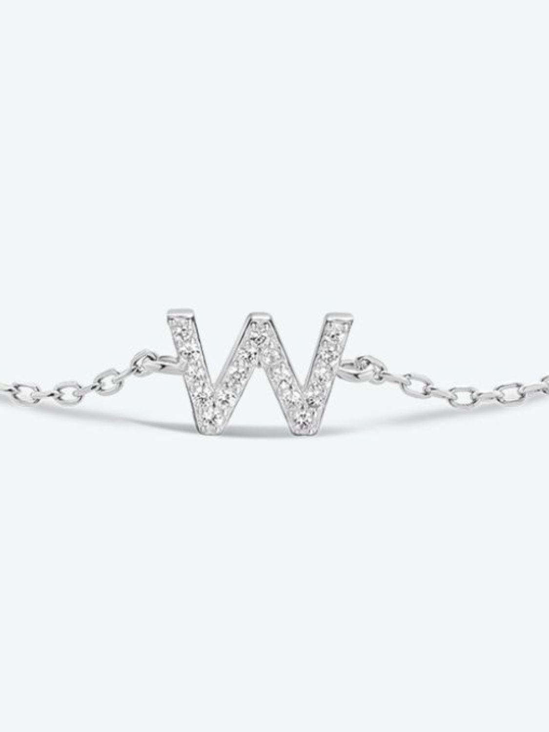 Honeybee Mumford's V To Z Sterling Silver Bracelet