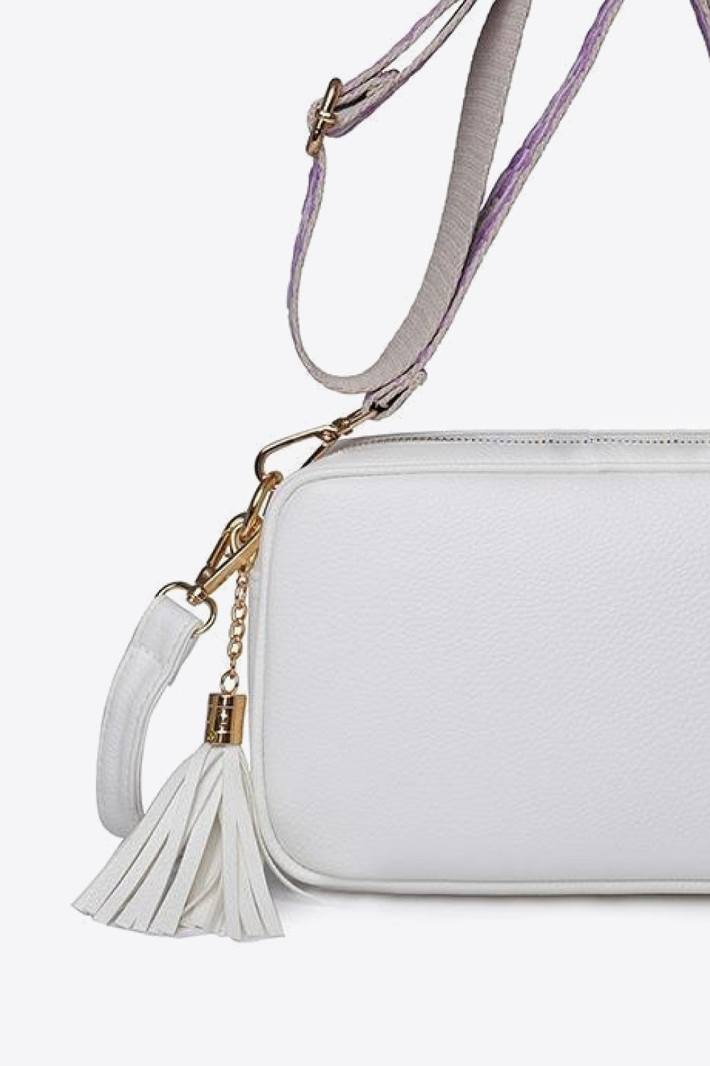 Honeybee Mumford's Leather Tassel Crossbody Bag