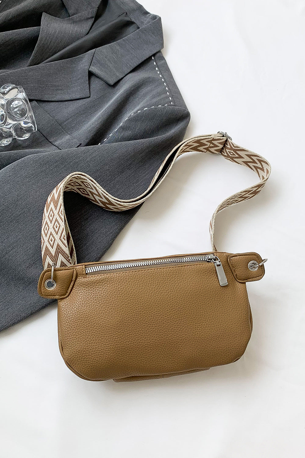 honeybee Mumford's Leather Sling Bag