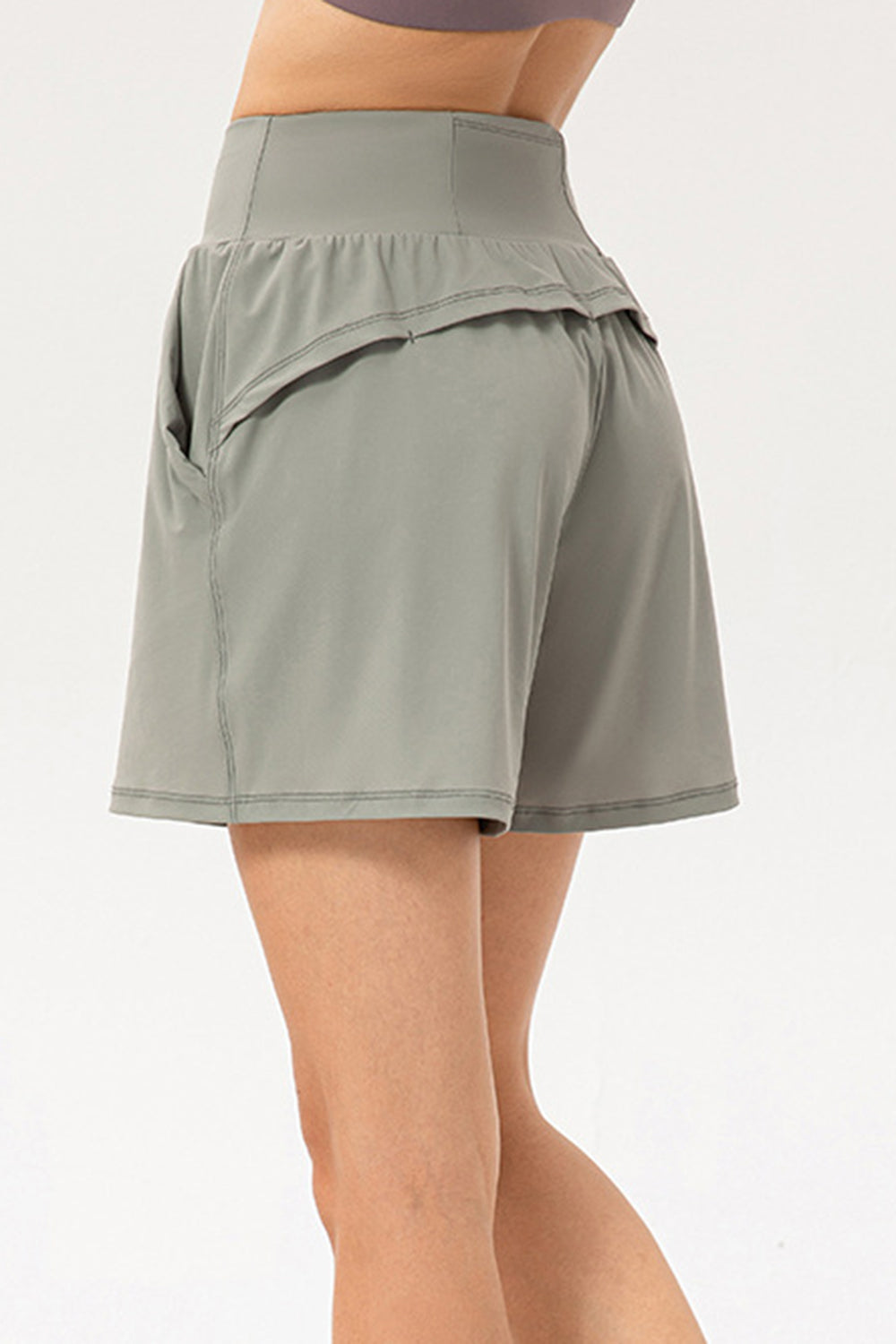 Honeybee Mumford's Pocketed Elastic Waist Active Shorts