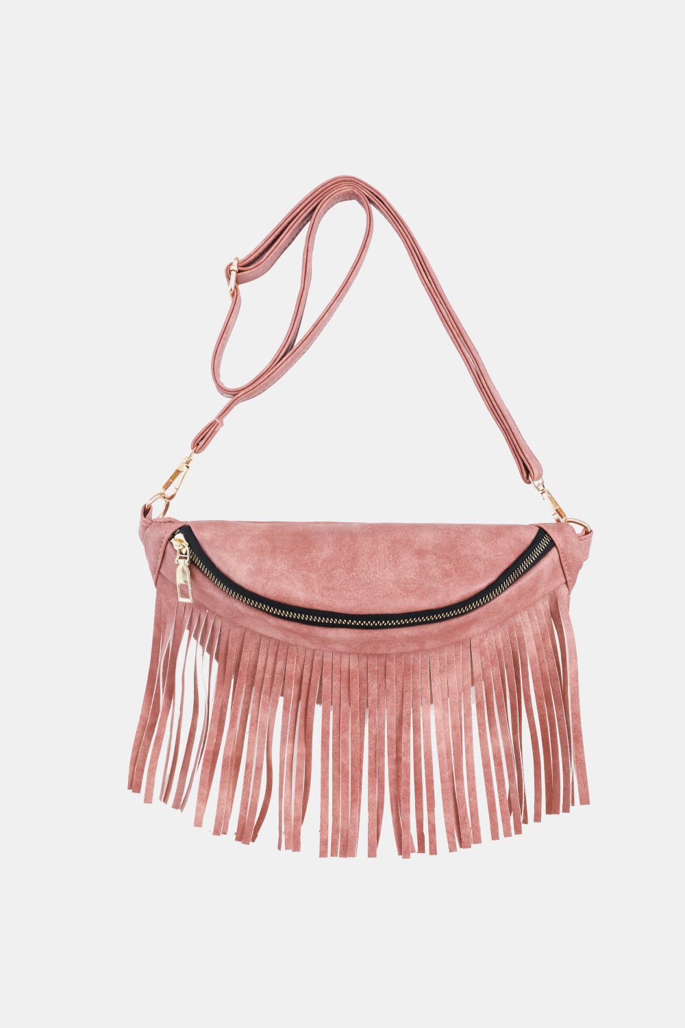 honeybee Mumford's Fringed Leather Sling Bag